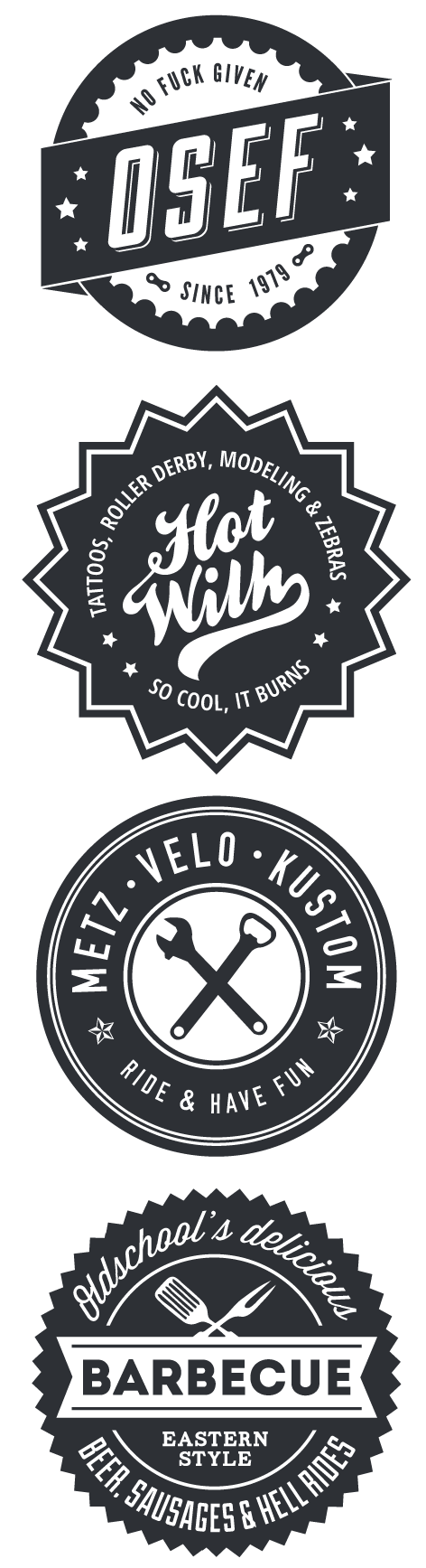 Des logos pour Metz Vélo Kustom