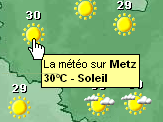 30 ° à Metz