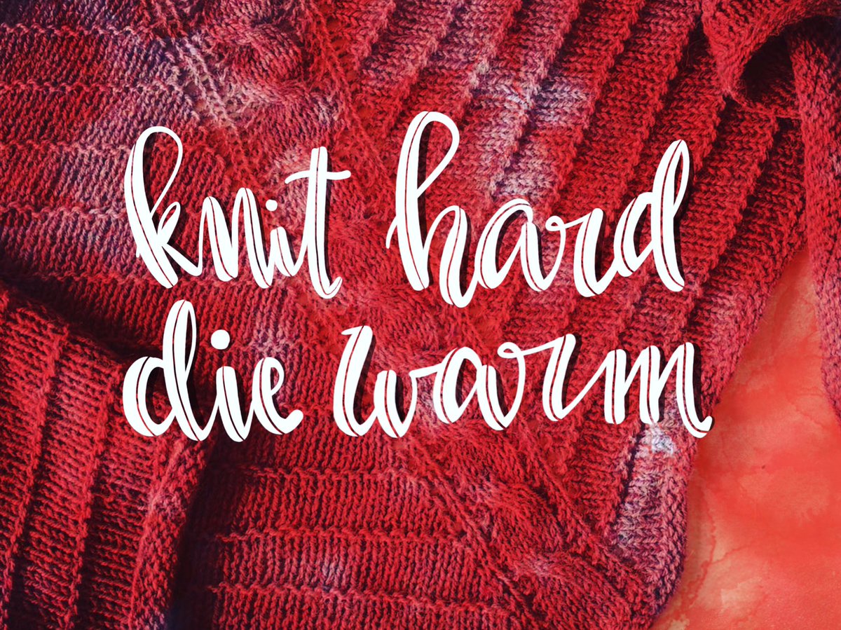 Knit hard die warm