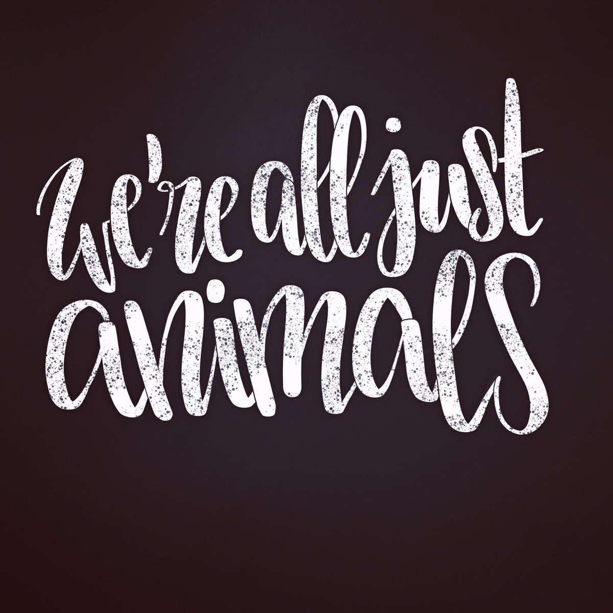 We're all animals