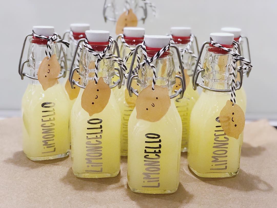 Les bouteilles de limoncello